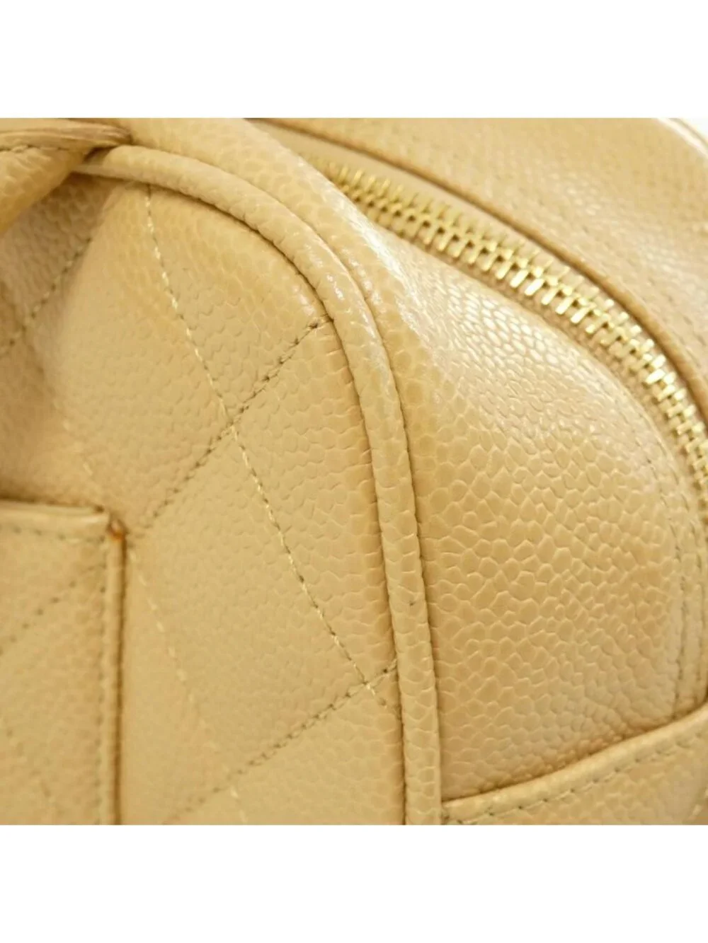 Chanel Boston Bag Travel Bags Beige